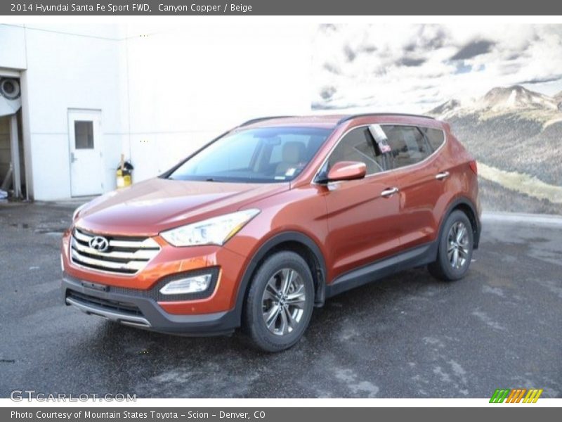 Front 3/4 View of 2014 Santa Fe Sport FWD