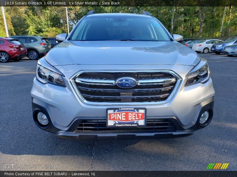 Ice Silver Metallic / Slate Black 2019 Subaru Outback 3.6R Limited