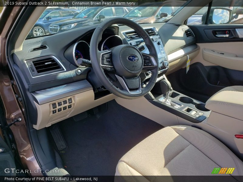 Cinnamon Brown Pearl / Warm Ivory 2019 Subaru Outback 2.5i Premium