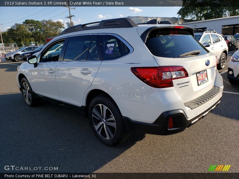 Crystal White Pearl / Slate Black 2019 Subaru Outback 3.6R Limited