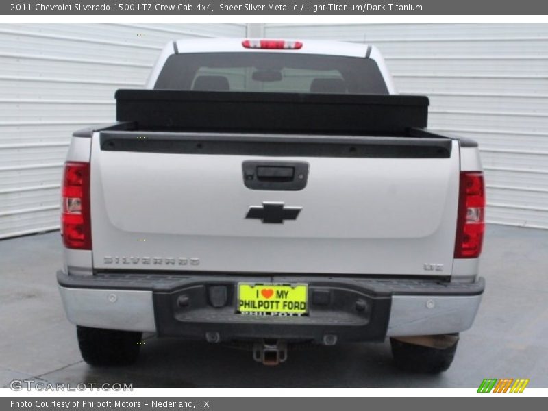 Sheer Silver Metallic / Light Titanium/Dark Titanium 2011 Chevrolet Silverado 1500 LTZ Crew Cab 4x4