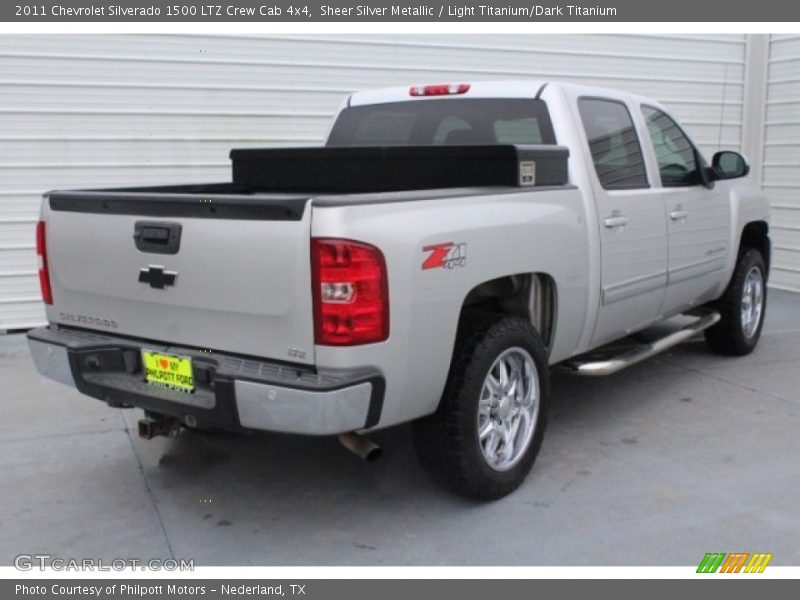 Sheer Silver Metallic / Light Titanium/Dark Titanium 2011 Chevrolet Silverado 1500 LTZ Crew Cab 4x4