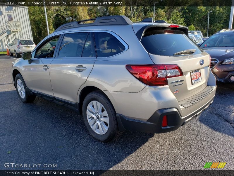 Tungsten Metallic / Warm Ivory 2019 Subaru Outback 2.5i Premium