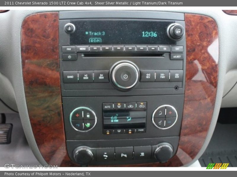 Sheer Silver Metallic / Light Titanium/Dark Titanium 2011 Chevrolet Silverado 1500 LTZ Crew Cab 4x4