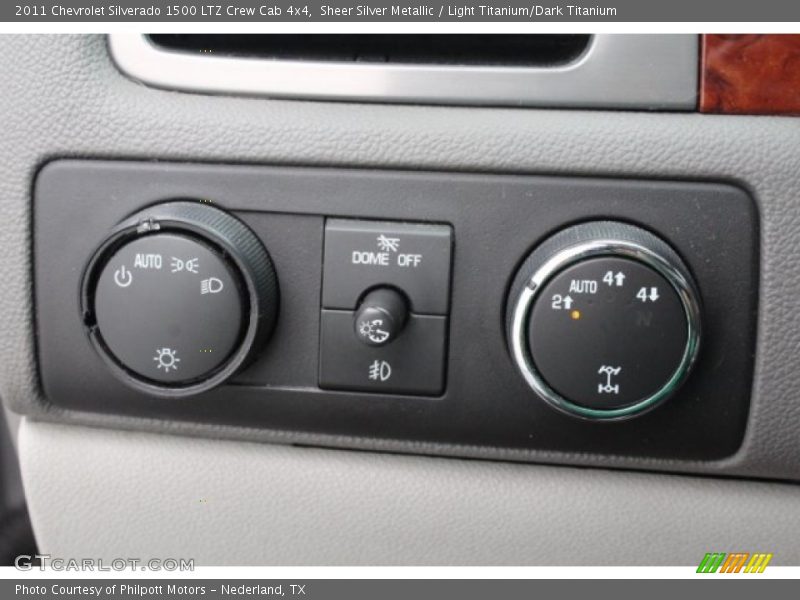 Sheer Silver Metallic / Light Titanium/Dark Titanium 2011 Chevrolet Silverado 1500 LTZ Crew Cab 4x4