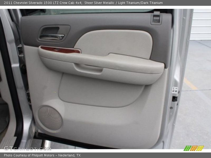 Sheer Silver Metallic / Light Titanium/Dark Titanium 2011 Chevrolet Silverado 1500 LTZ Crew Cab 4x4