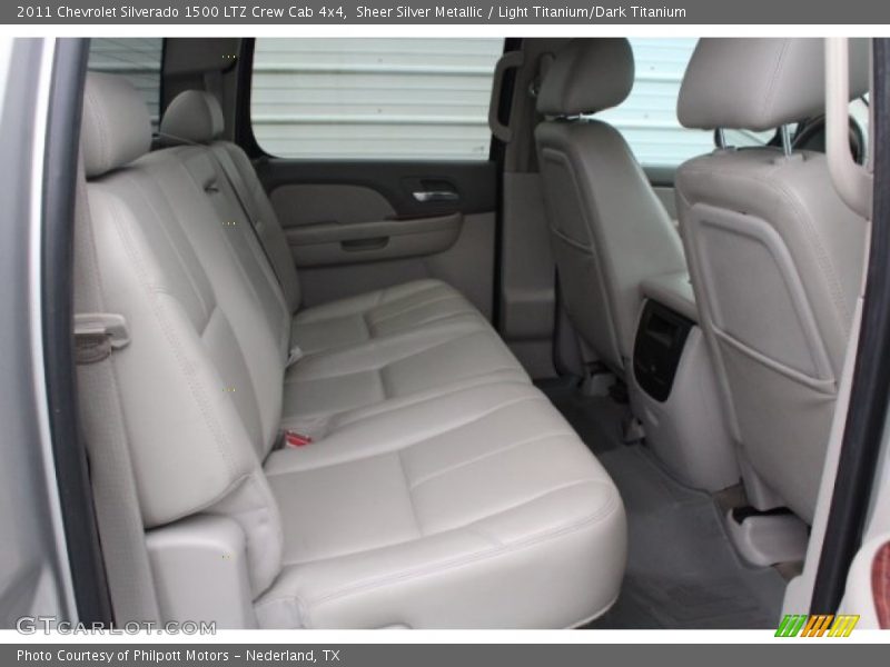 Sheer Silver Metallic / Light Titanium/Dark Titanium 2011 Chevrolet Silverado 1500 LTZ Crew Cab 4x4