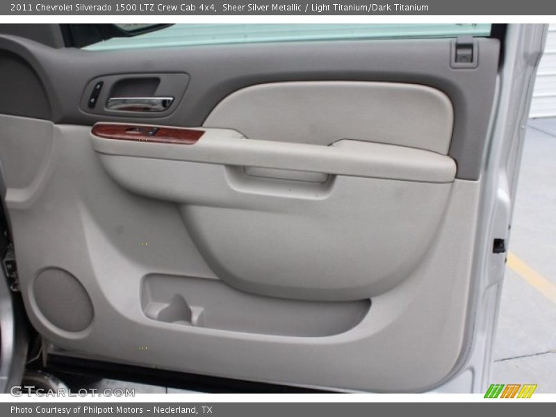 Sheer Silver Metallic / Light Titanium/Dark Titanium 2011 Chevrolet Silverado 1500 LTZ Crew Cab 4x4