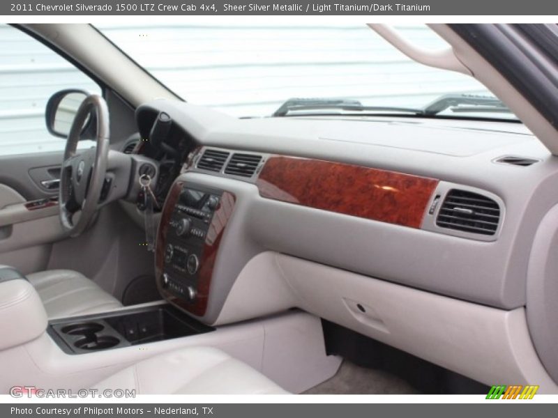 Sheer Silver Metallic / Light Titanium/Dark Titanium 2011 Chevrolet Silverado 1500 LTZ Crew Cab 4x4