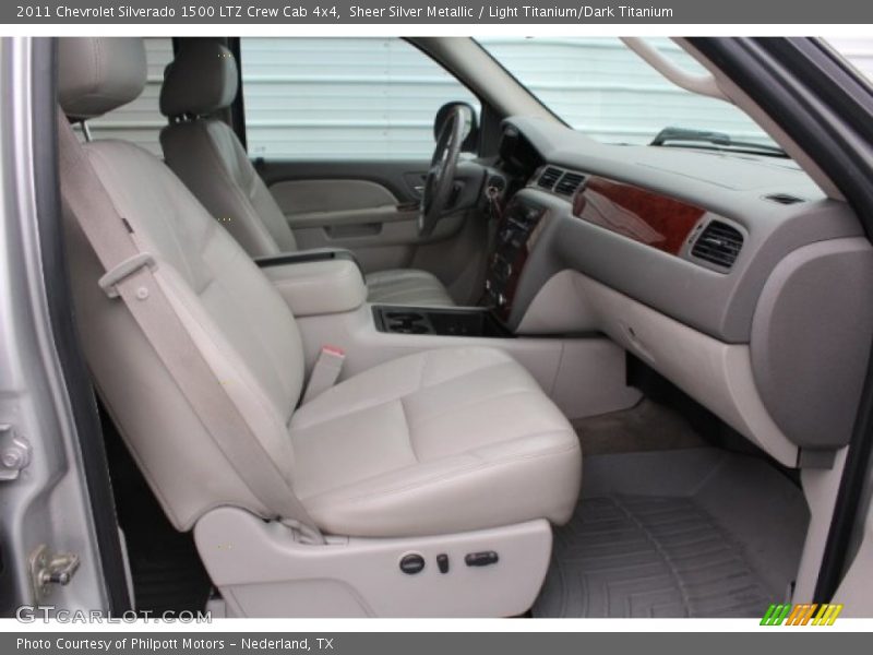 Sheer Silver Metallic / Light Titanium/Dark Titanium 2011 Chevrolet Silverado 1500 LTZ Crew Cab 4x4