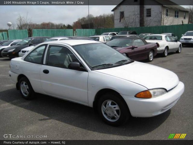 Innsbruck White / Gray 1996 Mitsubishi Mirage S Coupe