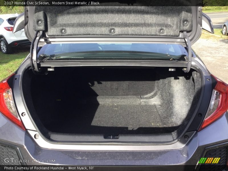 Modern Steel Metallic / Black 2017 Honda Civic Si Sedan