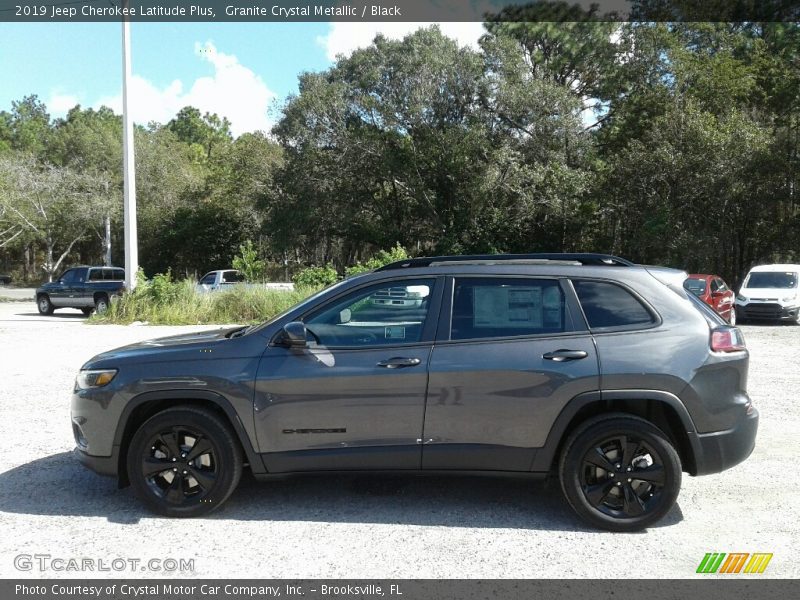 Granite Crystal Metallic / Black 2019 Jeep Cherokee Latitude Plus