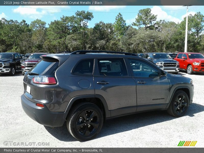 Granite Crystal Metallic / Black 2019 Jeep Cherokee Latitude Plus