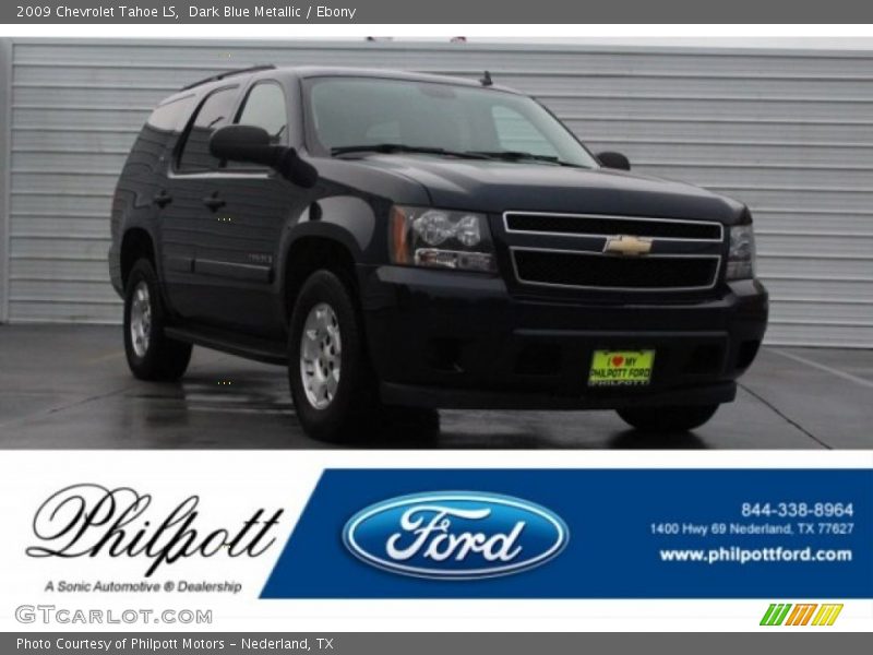 Dark Blue Metallic / Ebony 2009 Chevrolet Tahoe LS