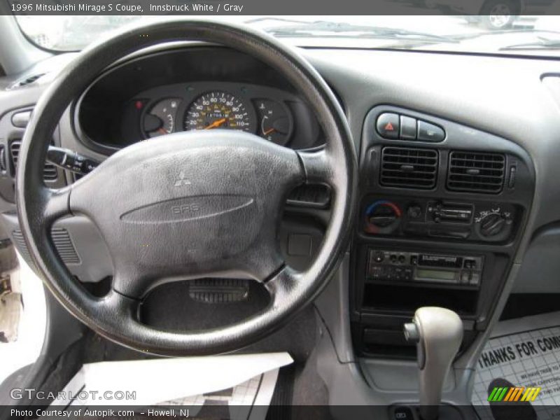 Innsbruck White / Gray 1996 Mitsubishi Mirage S Coupe