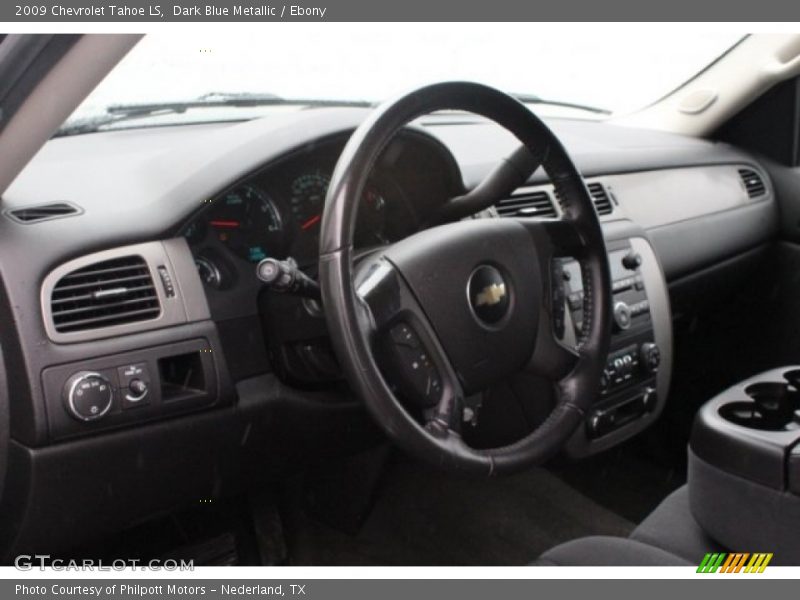 Dark Blue Metallic / Ebony 2009 Chevrolet Tahoe LS