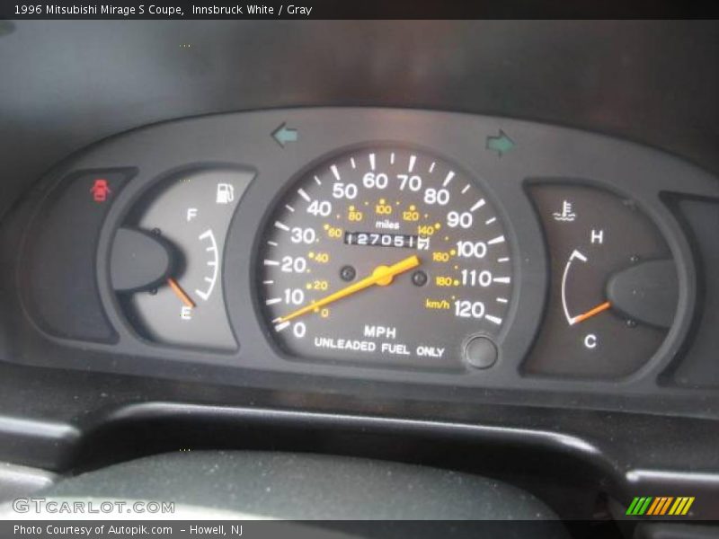 Innsbruck White / Gray 1996 Mitsubishi Mirage S Coupe