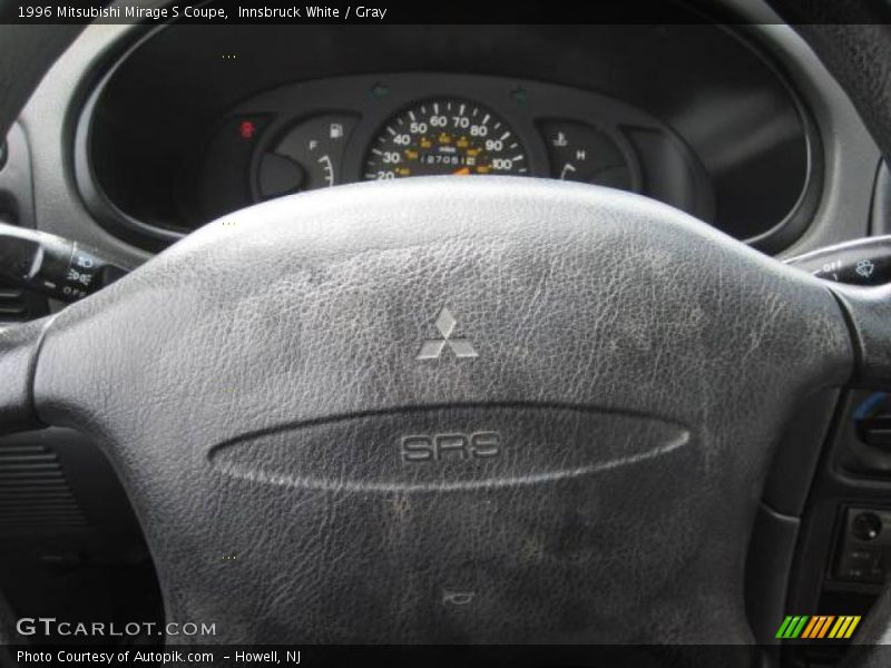 Innsbruck White / Gray 1996 Mitsubishi Mirage S Coupe