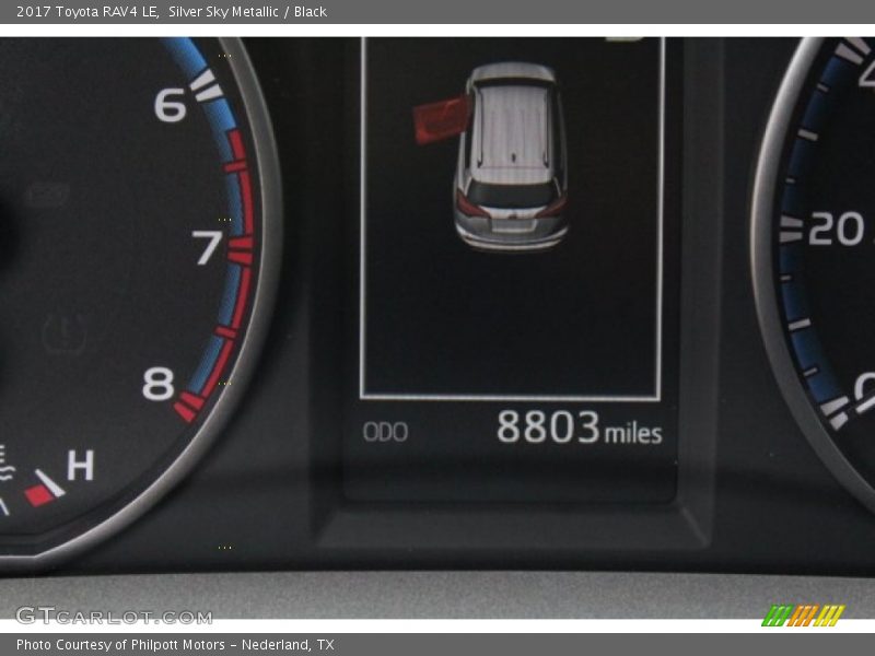 Silver Sky Metallic / Black 2017 Toyota RAV4 LE