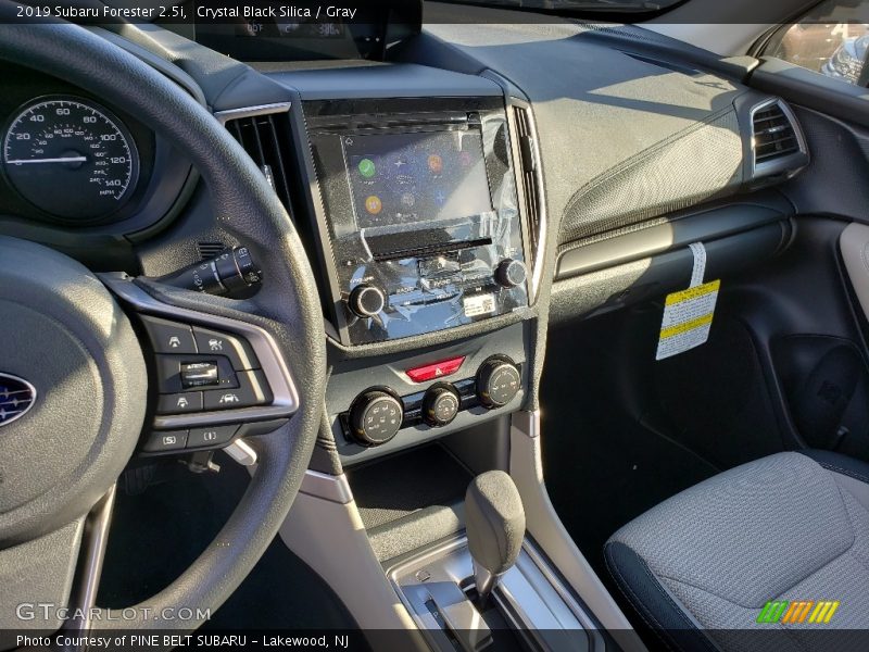 Crystal Black Silica / Gray 2019 Subaru Forester 2.5i