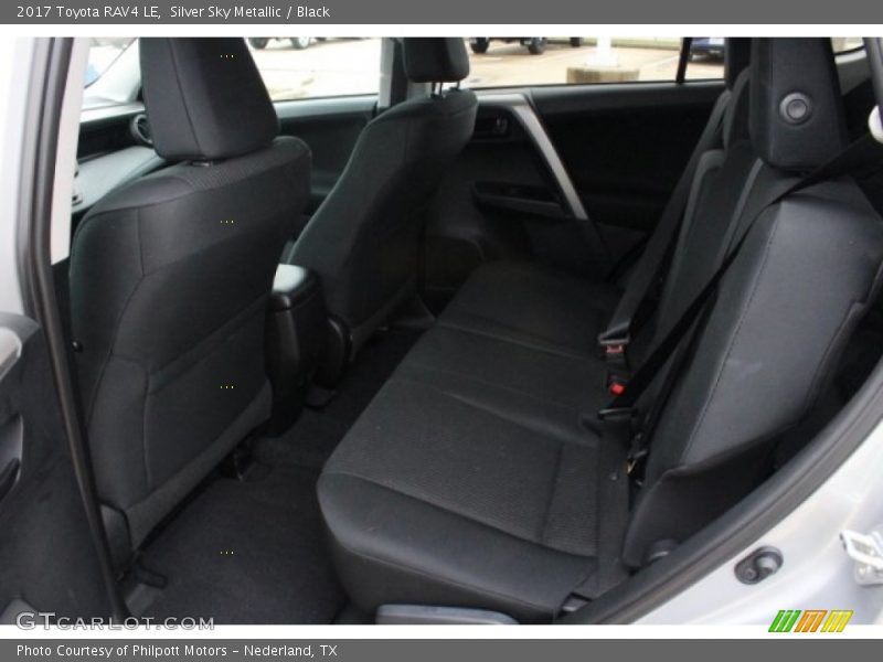 Silver Sky Metallic / Black 2017 Toyota RAV4 LE