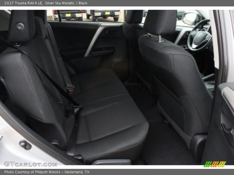 Silver Sky Metallic / Black 2017 Toyota RAV4 LE