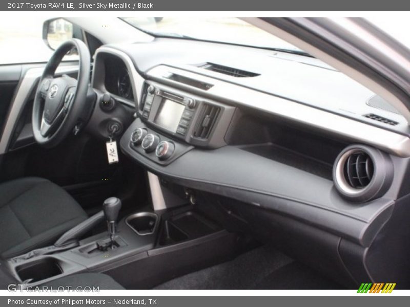 Silver Sky Metallic / Black 2017 Toyota RAV4 LE