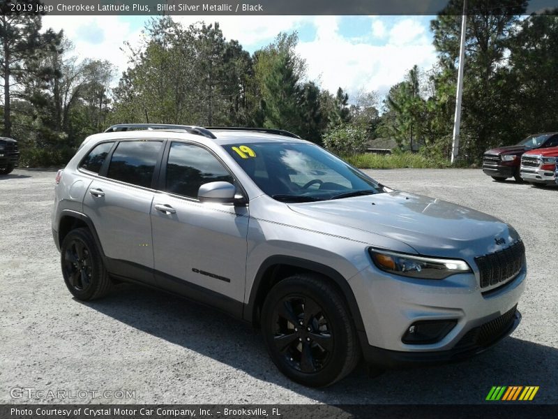 Billet Silver Metallic / Black 2019 Jeep Cherokee Latitude Plus