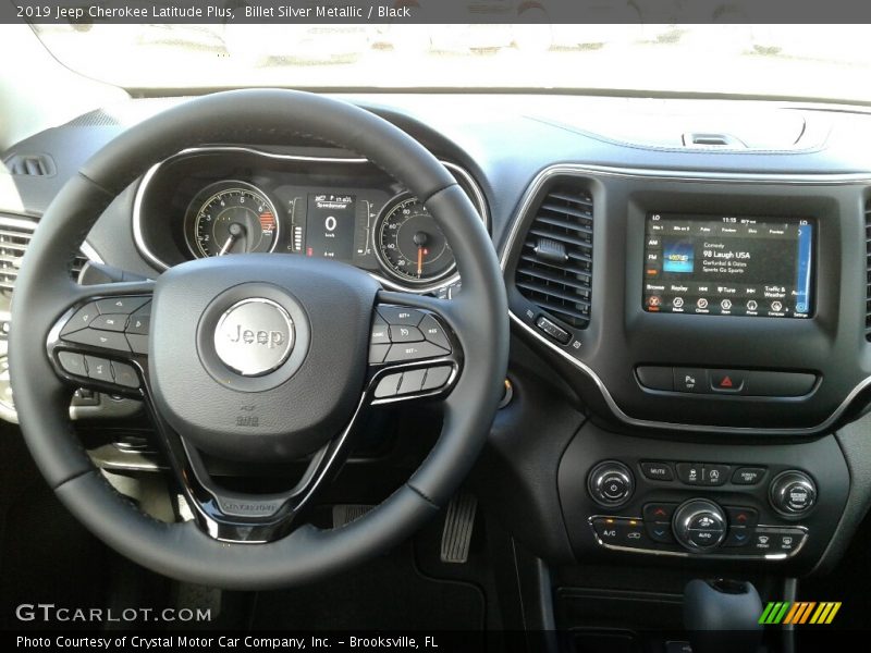 Billet Silver Metallic / Black 2019 Jeep Cherokee Latitude Plus