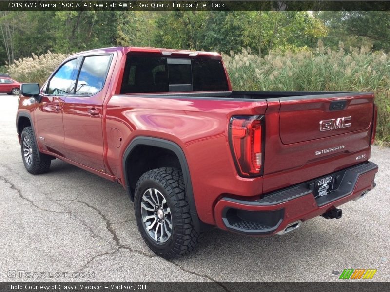 Red Quartz Tintcoat / Jet Black 2019 GMC Sierra 1500 AT4 Crew Cab 4WD