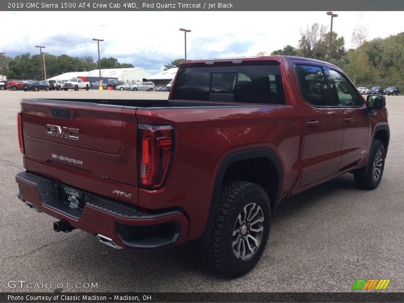 Red Quartz Tintcoat / Jet Black 2019 GMC Sierra 1500 AT4 Crew Cab 4WD