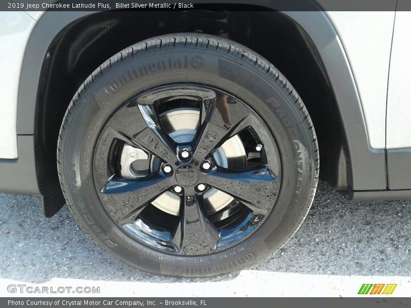 Billet Silver Metallic / Black 2019 Jeep Cherokee Latitude Plus