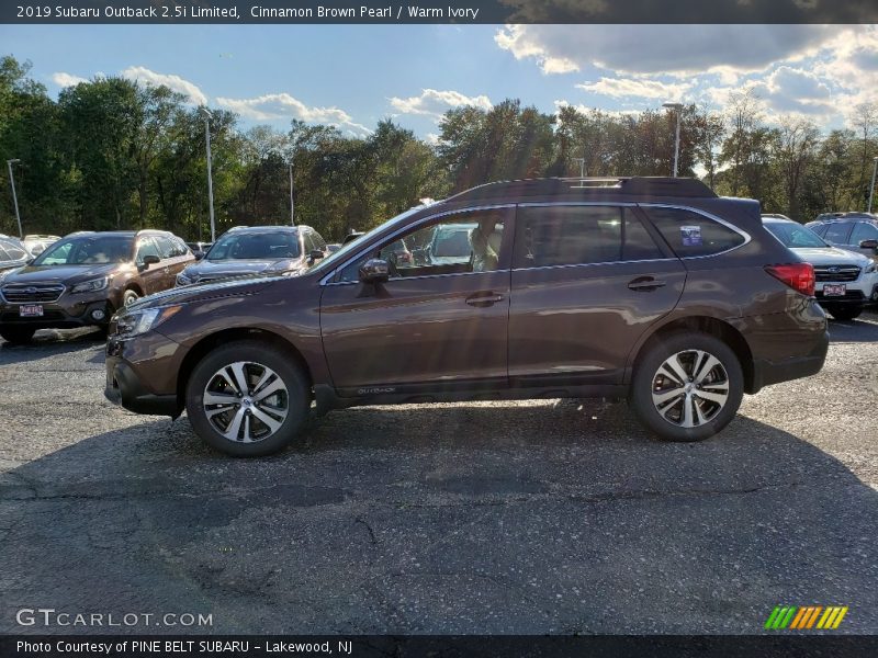Cinnamon Brown Pearl / Warm Ivory 2019 Subaru Outback 2.5i Limited