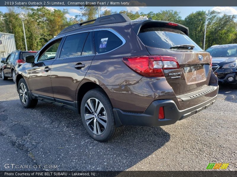 Cinnamon Brown Pearl / Warm Ivory 2019 Subaru Outback 2.5i Limited