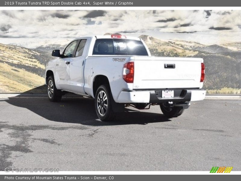Super White / Graphite 2019 Toyota Tundra TRD Sport Double Cab 4x4