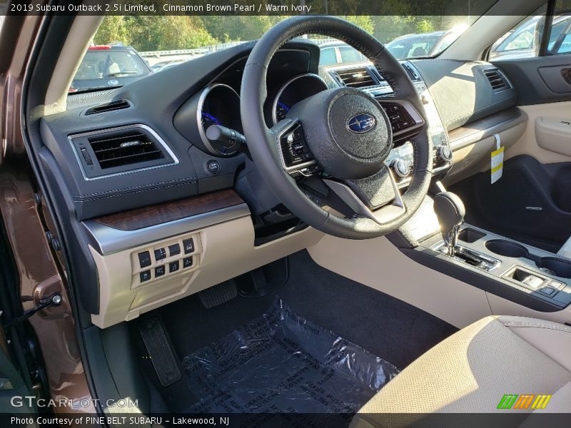 Cinnamon Brown Pearl / Warm Ivory 2019 Subaru Outback 2.5i Limited