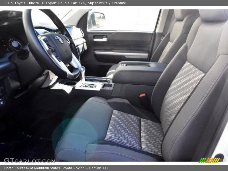 Super White / Graphite 2019 Toyota Tundra TRD Sport Double Cab 4x4