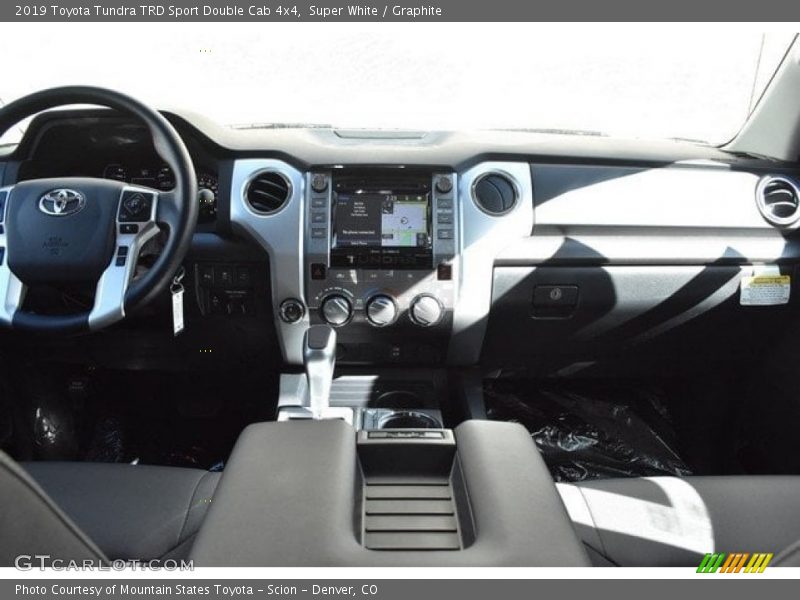 Super White / Graphite 2019 Toyota Tundra TRD Sport Double Cab 4x4