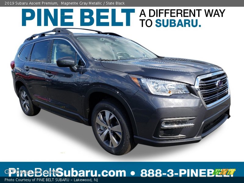 Magnetite Gray Metallic / Slate Black 2019 Subaru Ascent Premium