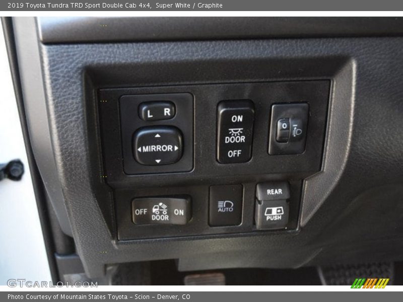 Controls of 2019 Tundra TRD Sport Double Cab 4x4
