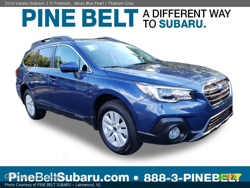 Abyss Blue Pearl / Titanium Gray 2019 Subaru Outback 2.5i Premium