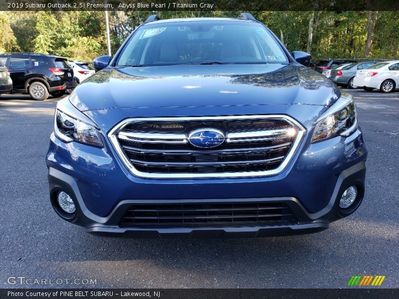 Abyss Blue Pearl / Titanium Gray 2019 Subaru Outback 2.5i Premium