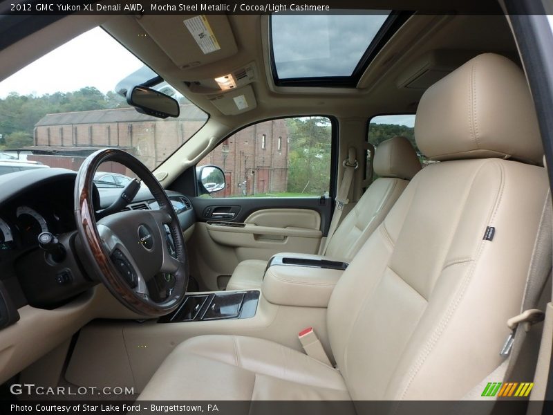 Mocha Steel Metallic / Cocoa/Light Cashmere 2012 GMC Yukon XL Denali AWD