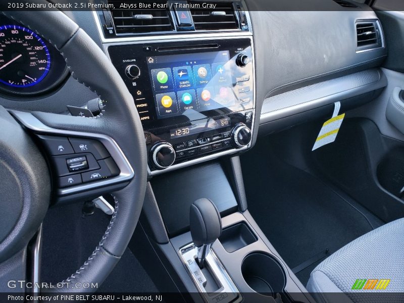 Abyss Blue Pearl / Titanium Gray 2019 Subaru Outback 2.5i Premium