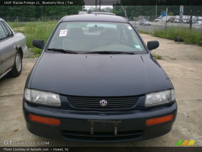 Blueberry Mica / Tan 1995 Mazda Protege LX