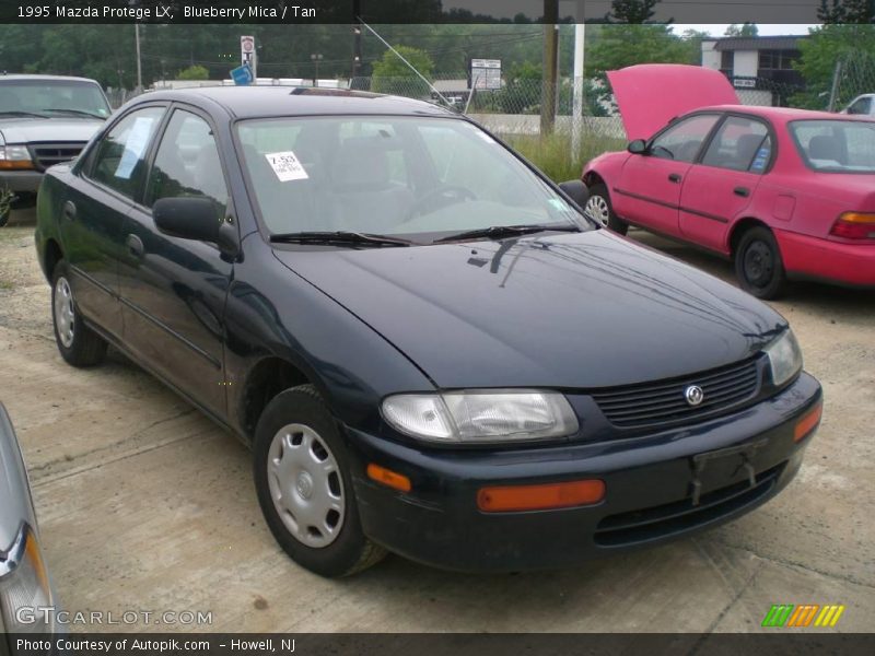 Blueberry Mica / Tan 1995 Mazda Protege LX