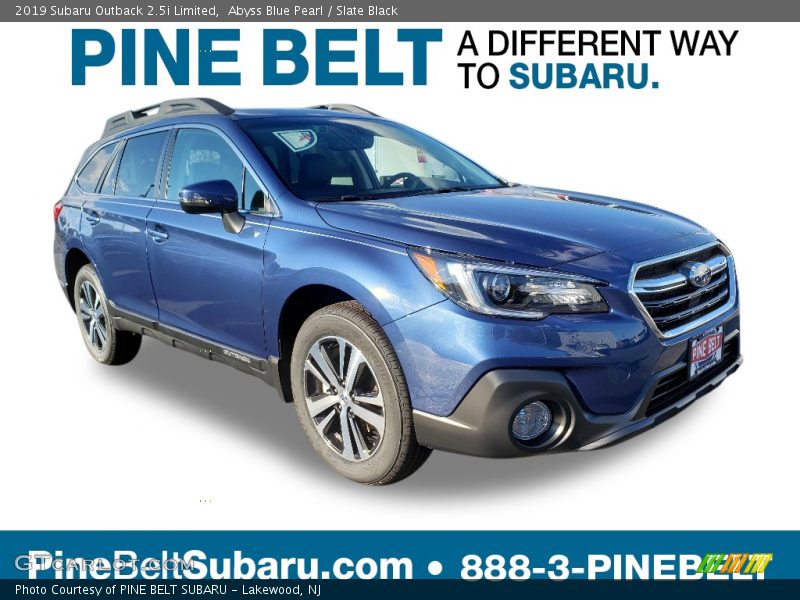 Abyss Blue Pearl / Slate Black 2019 Subaru Outback 2.5i Limited