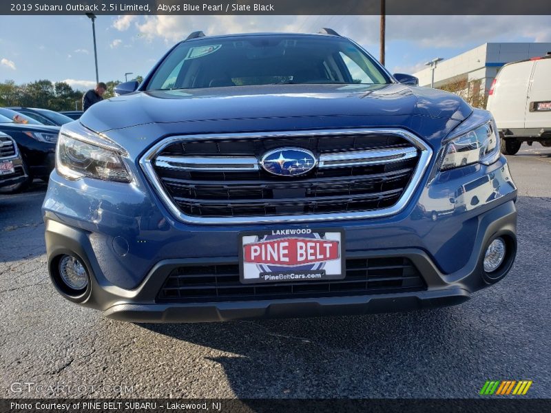 Abyss Blue Pearl / Slate Black 2019 Subaru Outback 2.5i Limited
