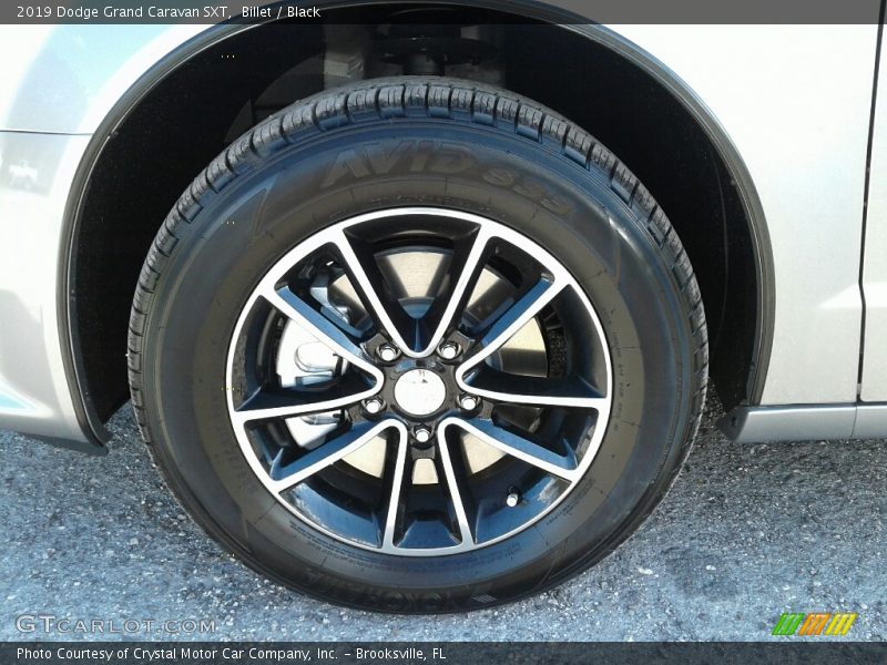 Billet / Black 2019 Dodge Grand Caravan SXT